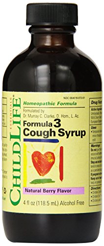 5056018931220 - CHILD LIFE FORMULA 3 COUGH SYRUP, NATURAL BERRY FLAVOR, 4 FLUID OUNCE
