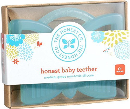 5056018956360 - THE HONEST COMPANY HONEST BABY TEETHER - BUTTERFLY - 1 COUNT - NON TOXIC - ULTRA DURABLE