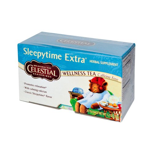 5056018966376 - CELESTIAL SEASONINGS SLEEPYTIME HERBAL TEA CAFFEINE FREE - 20 TEA BAGS - CASE OF 6 - GLUTEN FREE -