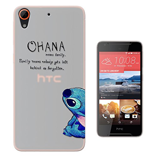 5057212455055 - C0036 - OHANA FAMILY MEANING FUN COOL DESIGN HTC DESIRE 628 FASHION TREND CASE GEL RUBBER SILICONE ALL EDGES PROTECTION CASE COVER