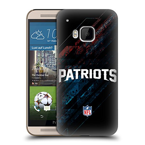 5057261108155 - OFFICIAL NFL BLUR NEW ENGLAND PATRIOTS LOGO HARD BACK CASE FOR HTC ONE M9