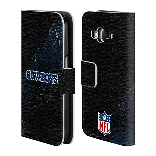 5057263785668 - OFFICIAL NFL BLUR DALLAS COWBOYS LOGO LEATHER BOOK WALLET CASE COVER FOR SAMSUNG GALAXY CORE PRIME