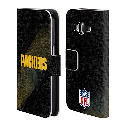 5057263788515 - OFFICIAL NFL DISTRESSED GREEN BAY PACKERS LOGO LEATHER BOOK WALLET CASE COVER FOR SAMSUNG GALAXY CORE PRIME
