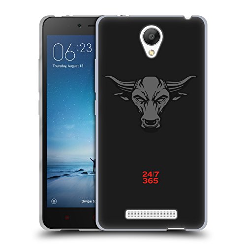 5057413952469 - OFFICIAL WWE BRAHMA BULL THE ROCK SOFT GEL CASE FOR XIAOMI REDMI NOTE 2