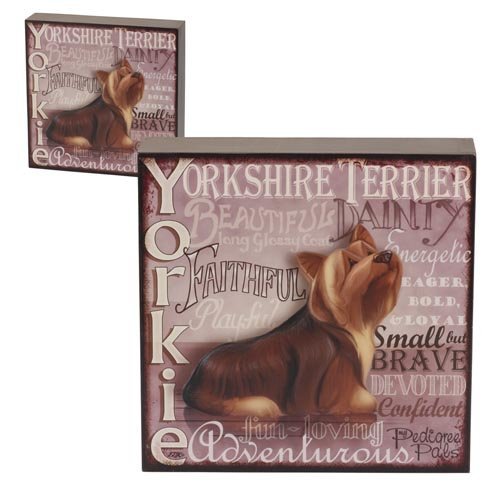 5060083428912 - WALL ART - MY PEDIGREE PALS DOGS PICTURES (YORKIE)