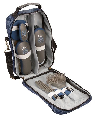 5060134337309 - OSTER EQUINE CARE SERIES 7-PIECE GROOMING KIT, BLUE