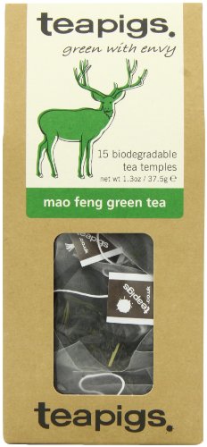 5060136750052 - TEAPIGS MAO FENG GREEN TEA - MADE OF WHOLE LEAF ONLY - 15 TEABAGS (PACK OF 2)