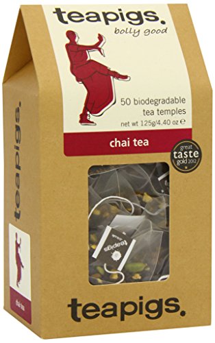 5060136753091 - TEAPIGS CHAI TEA 125 G (PACK OF 1, TOTAL 50 TEA BAGS)