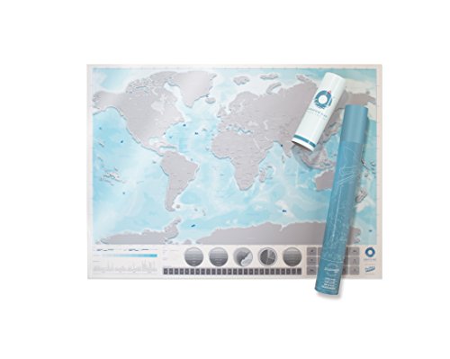 5060146592109 - LUCKIES OF LONDON SCRATCH MAP, OCEANS EDITION (LUKOCE)