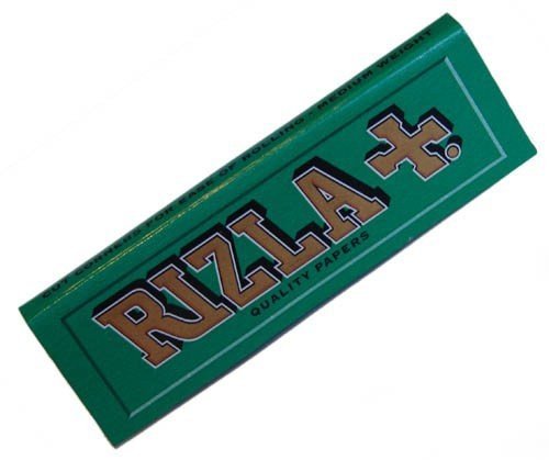 5060161795097 - 50 PACKETS GREEN RIZLA - REGULAR SIZE