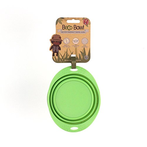 5060189753925 - BECO PETS TRAVEL BOWL, SMALL, GREEN