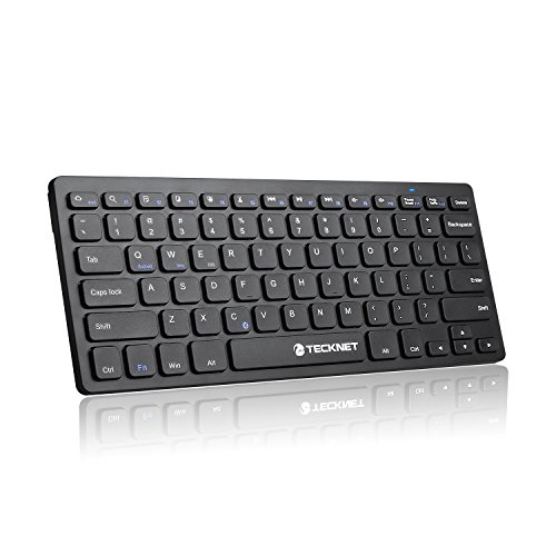 5060274478856 - TECKNET BLUETOOTH WIRELESS KEYBOARD FOR IOS (IPAD AIR 2 / AIR, IPAD MINI 4 / MINI 3 / MINI 2 / MINI 1, IPAD 4 / 3 / 2, IPAD PRO), WINDOWS, ANDROID 3.0 AND ABOVE OS
