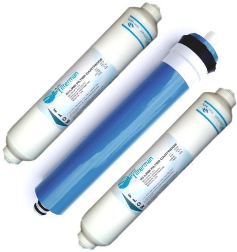 5060282122758 - WATERFILTERMANLTD COMPACT 3 STAGE AQUARIUM REVERSE OSMOSIS WATER FILTER REPLACEMENT FILTERS