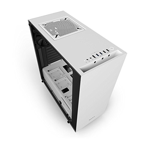 5060301693238 - NZXT CA-S340W-W2 HIGH PERFORMANCE GAMING CASE WITH VR SUPPORT - WHITE