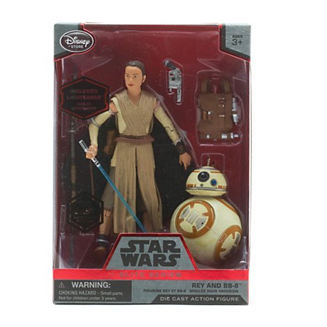 5060310827747 - STAR WARS 6'' ELITE SERIES DIE-CAST FIGURE REY WITH LIGHTSABER AND BB-8 (EPISODE VII: A FORCE AWAKENS)