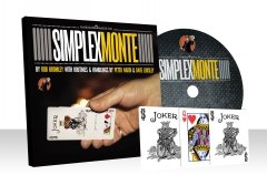 5060310861024 - MMS SIMPLEX MONTE RED (DVD AND GIMMICK) BY ROB BROMLEY AND ALAKAZAM MAGIC - DVD
