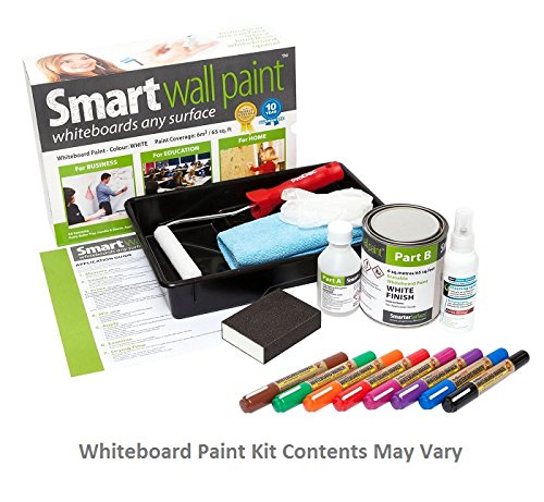 5060317741787 - WHITEBOARD PAINT + ACCESSORIES - 65FT² WHITE
