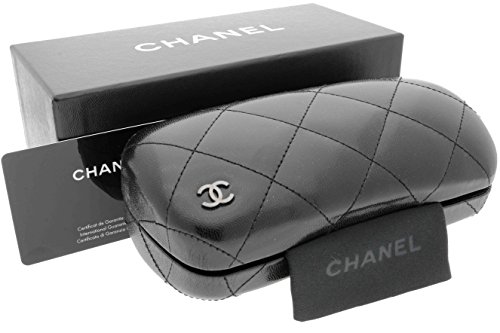 5060345490343 - CHANEL QUILTED SUNGLASS SUNGLASSES CASE, LENSE CLOTH, POUCH & LEAFLET BLACK