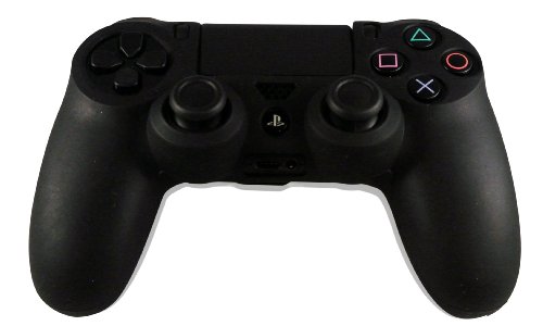 5060385640074 - LUPO BLACK PS4 CONTROLLER SILICONE SKIN GRIP COVER