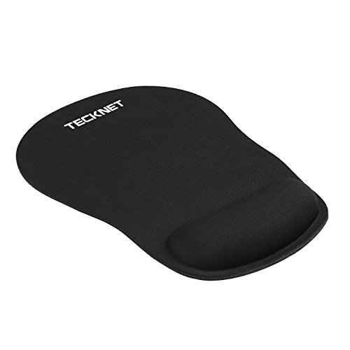 5060449849979 - TECKNET GAMING OFFICE MOUSE PAD WITH GEL REST - NON-SLIP RUBBER BASE - SPECIAL-TEXTURED SURFACE