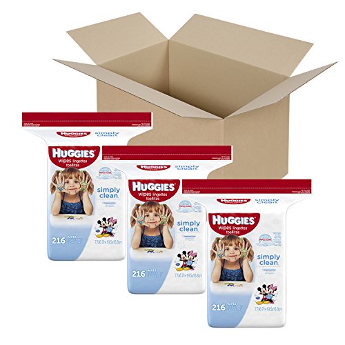 5062931294908 - HUGGIES SIMPLY CLEAN BABY WIPES, REFILL, 648 COUNT(PACKAGING MAY VARY)