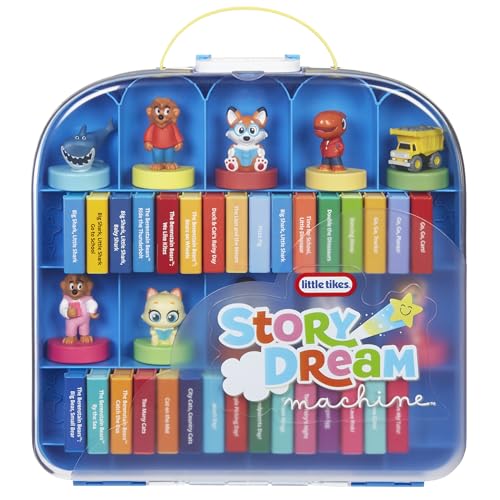 0050743638992 - LITTLE TIKES STORY DREAM MACHINE SHOW & GO STORAGE CASE, STORYTIME, BOOKS, AUDIO PLAY, CHARACTER, CARRY CASE, GIFT AND TOY FOR TODDLERS AND KIDS GIRLS BOYS AGES 3+