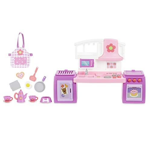 0050743654763 - LITTLE TIKES LILLYS COOK & BAKE KITCHEN DOLL PLAYSET BY LILLY TIKES FROM FOR KIDS AGES 3 YEARS AND UP