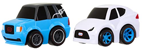 0050743661068 - LITTLE TIKES® MY FIRST CARS™ CRAZY FAST CARS™ 2-PACK ELECTRO RIDERS™, EV ELECTRIC VEHICLE THEMED PULLBACK TOY CAR VEHICLE GOES UP TO 50 FT