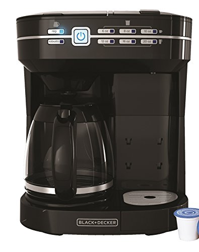 0050875814295 - BLACK+DECKER CM6000B CAFE SELECT DUAL BREW COFFEEMAKER, BLACK
