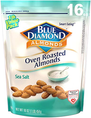 5099491031322 - BLUE DIAMOND ALMONDS, OVEN ROASTED SEA SALT, 16 OUNCE