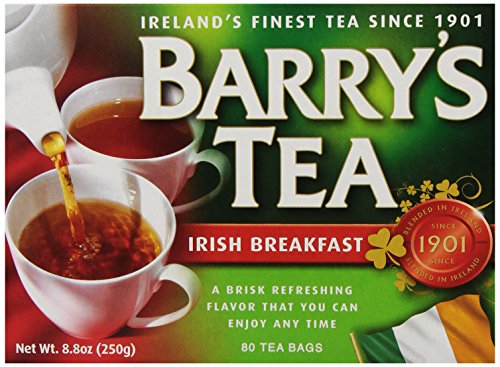 5099810550022 - BARRY'S TEA, IRISH BREAKFAST, 80 TEA BAGS (PACK OF 6)