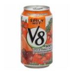 0051000000040 - V8 100% JUICE HOT AND SPICY 1 MULTI CANS
