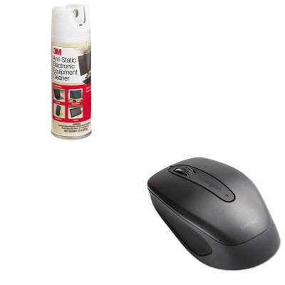 0510000300883 - KITKMW72437MMMCL600 - VALUE KIT - KENSINGTON SURETRACK BLUETOOTH MOUSE (KMW72437) AND 3M ANTISTATIC ELECTRONIC EQUIPMENT CLEANER (MMMCL600)