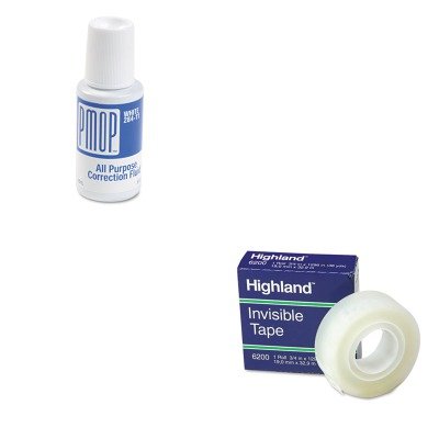0510000602109 - KITMMM6200341296PAP2841178 - VALUE KIT - PAPER MATE LIQUID PAPER ALL PURPOSE CORRECTION FLUID (PAP2841178) AND HIGHLAND INVISIBLE PERMANENT MENDING TAPE (MMM6200341296)