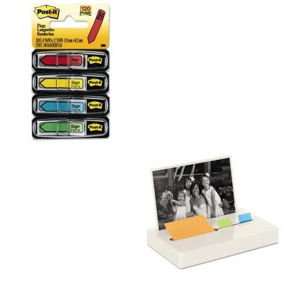 0510000678906 - KITMMM684SHMMMPH100WH - VALUE KIT - POST-IT POP-UP NOTE/FLAG DISPENSER PLUS PHOTO FRAME WITH 3 X 3 PAD (MMMPH100WH) AND POST-IT ARROW MESSAGE 1/2AMP;QUOT; FLAGS (MMM684SH)