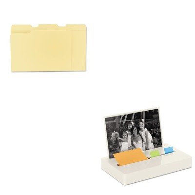 0510000678968 - KITMMMPH100WHUNV12113 - VALUE KIT - POST-IT POP-UP NOTE/FLAG DISPENSER PLUS PHOTO FRAME WITH 3 X 3 PAD (MMMPH100WH) AND UNIVERSAL FILE FOLDERS (UNV12113)