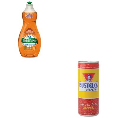 0510001157660 - KITCPM46113EAFOL01500 - VALUE KIT - CAFE BUSTELO COOL CAFE CON LECHE PREMIUM ESPRESSO BEVERAGE (FOL01500) AND ULTRA PALMOLIVE ANTIBACTERIAL DISHWASHING LIQUID (CPM46113EA)