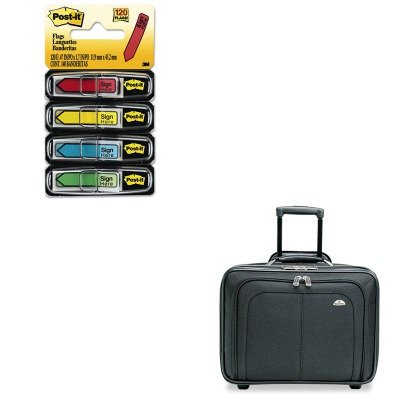 0510001268663 - KITMMM684SHSML110211041 - VALUE KIT - SAMSONITE COSCO MOBILE OFFICE NOTEBOOK CASE (SML110211041) AND POST-IT ARROW MESSAGE 1/2AMP;QUOT; FLAGS (MMM684SH)