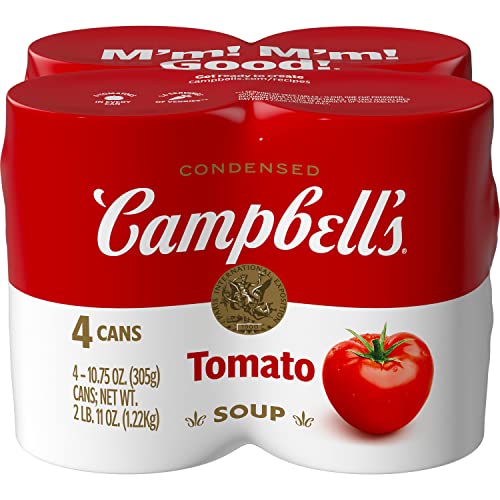 0005100012939 - CAMPBELLS CONDENSED TOMATO SOUP, 10.75 OUNCE CAN (PACK OF 4)