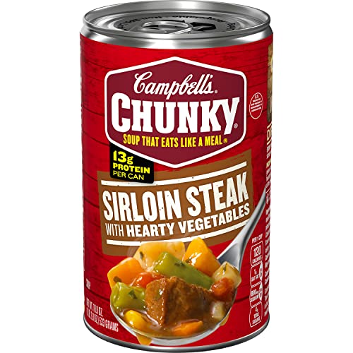 0051000138095 - CAMBPELL'S CHUNKY GRILLED SIRLOIN STEAK WITH HEARTY VEGETABLES SOUP