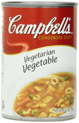 0051000179661 - CAMPBELL'S VEGETARIAN VEGETABLE SOUP, 10.5 OUNCE CANS (PACK OF 12)