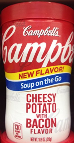 0051000205469 - CAMPBELL'S CHEESY POTATO WITH BACON FLAVOR SOUP ON THE GO 10.9OZ. CUP (PACK OF 3)
