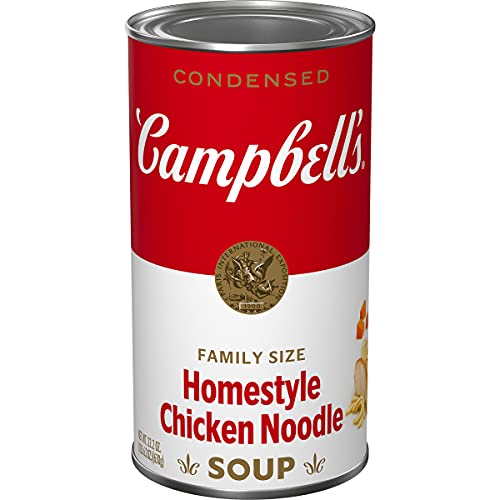 0051000212337 - CAMPBELL'S FAMILY SIZE HOMESTYLE CHICKEN NOODLE CONDENSED SOUP, 22.2 OZ
