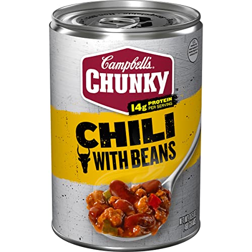 0051000233394 - CAMPBELLS CHUNKY CHILI WITH BEANS, 16.5 OZ. CAN