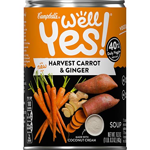 0051000276087 - CAMPBELLS WELL YES! HARVEST CARROT & GINGER SOUP, 16.3 OUNCE CAN