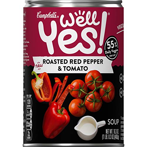 0051000276094 - CAMPBELLS WELL YES! ROASTED RED PEPPER & TOMATO SOUP, 16.3 OUNCE CAN