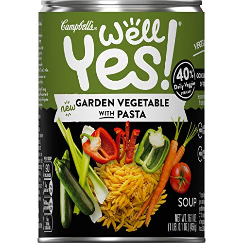 0051000277008 - CAMPBELLS WELL YES! GARDEN VEGETABLE WITH PASTA SOUP, 16.1 OUNCE CAN