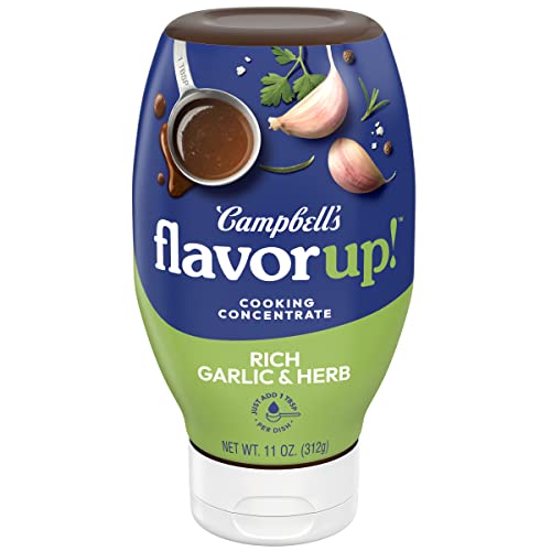 0051000284464 - CAMPBELL’S FLAVORUP! RICH GARLIC AND HERB COOKING CONCENTRATE, 11 OUNCE BOTTLE