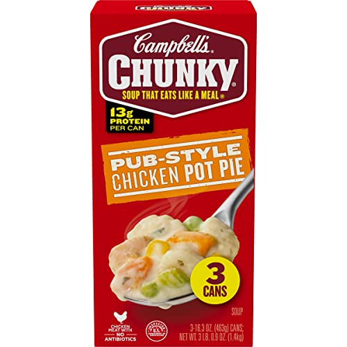 0051000285522 - CAMPBELLS CHUNKY SOUP, CHICKEN POT PIE SOUP, 16.1 OUNCE CANS, 3 COUNT
