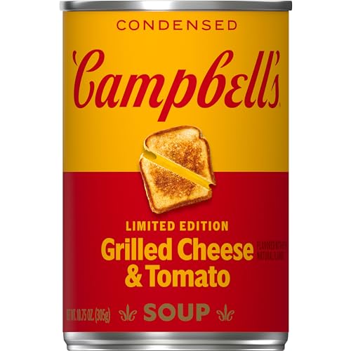 0051000287762 - CAMPBELLS CONDENSED GRILLED CHEESE & TOMATO SOUP FLAVORED WITH OTHER NATURAL FLAVORS, 10.75 OZ CAN